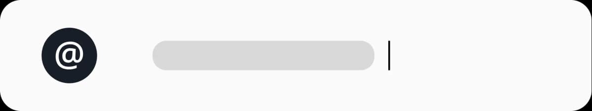 Username input preview